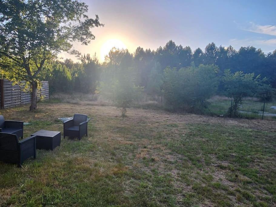 Chalet Au Coeur Des Landes Ychoux Ngoại thất bức ảnh