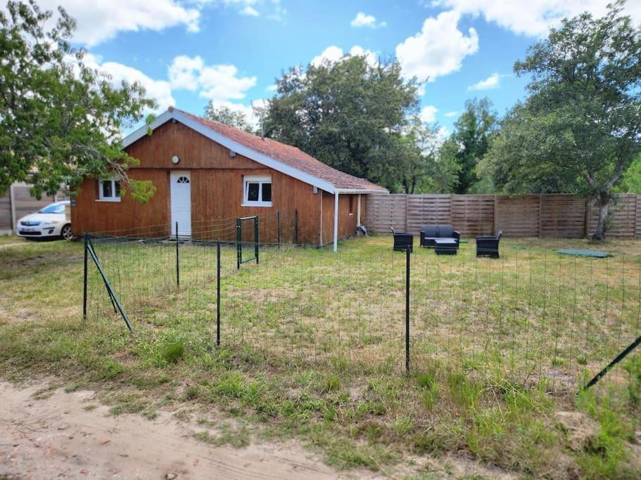 Chalet Au Coeur Des Landes Ychoux Ngoại thất bức ảnh